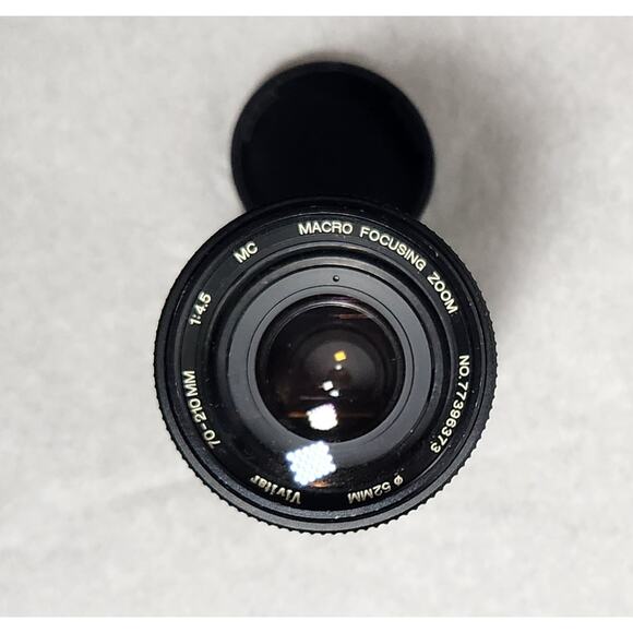 Vivitar 52MM 70-210MM 1:45 MC Lens & Lenmar Telephoto Lens With Case Pre-owned - Picture 2 of 8